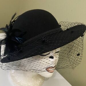 Pretty Black Dress / Church Hat